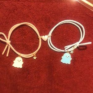 Ghost,and star, magnet friendship bracelet